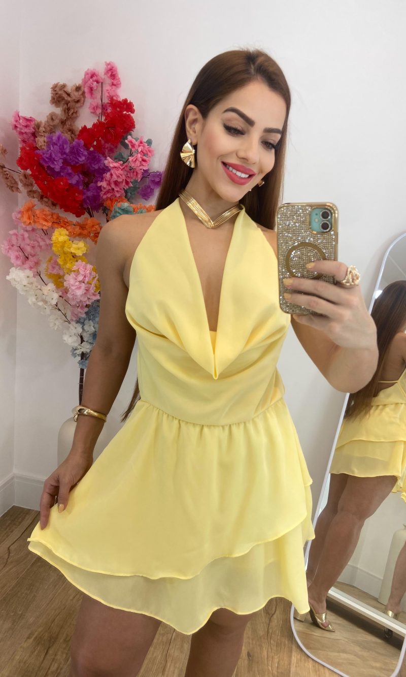 vestido frente Única